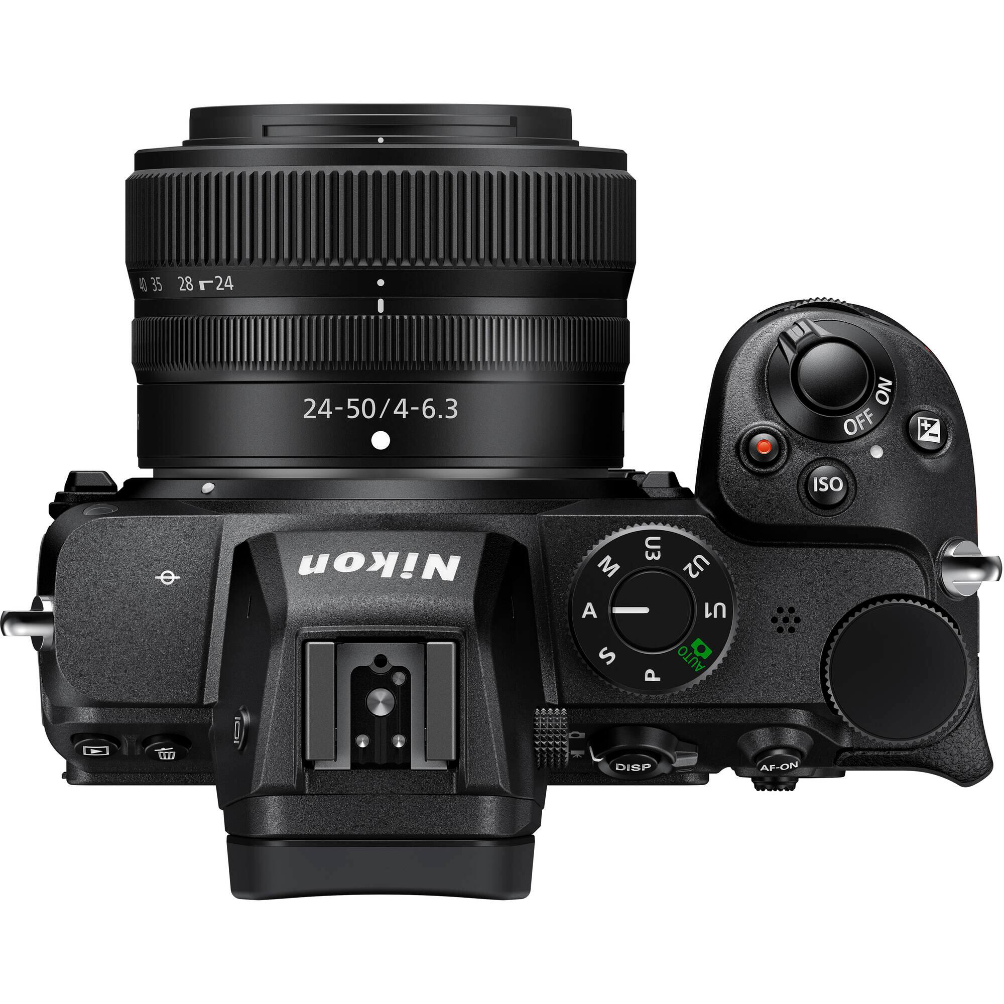 0035 28-24 24-50/4-6.3 1 NO OFF Z ISO Nikon U3 M U2 A - U1 S AUTO D P STE - DISP AF-ON