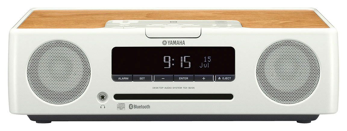 Best Buy: Yamaha 30W Desktop Audio System White TSX-B235WH