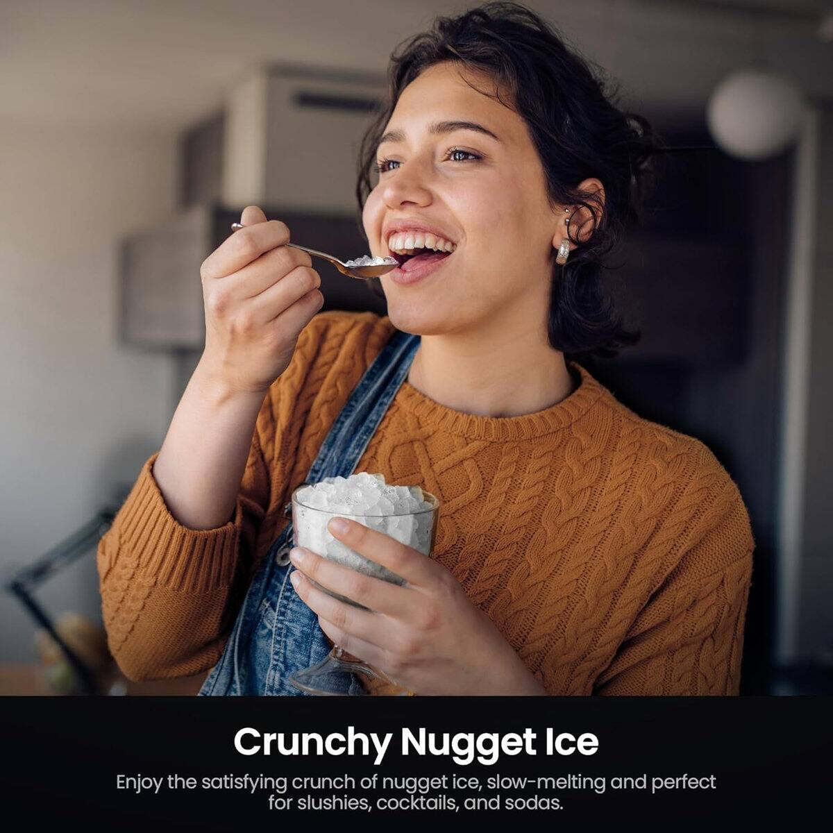 Crunchy Nugget Ice

Enjoy the satisfying crunch of nugget ice, slow-melting and perfect for slushies, cocktails, and sodas.