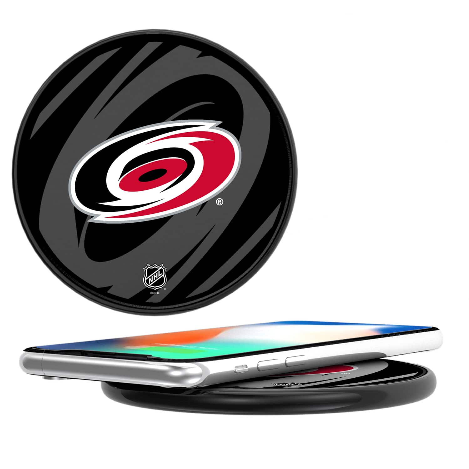 Keyscaper - Carolina Hurricanes Wireless Charger - Multicolor