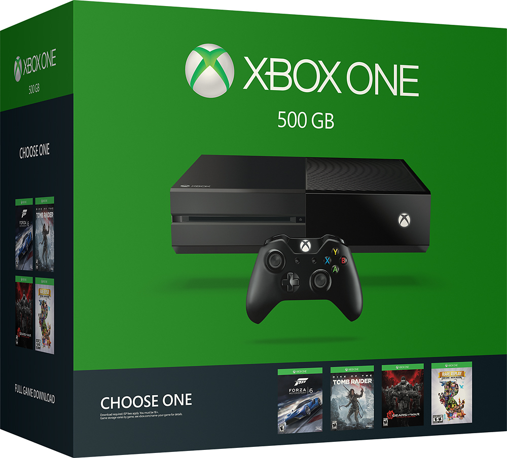 Best Buy: Microsoft Xbox One 500GB Name Your Game Bundle Black 5C6