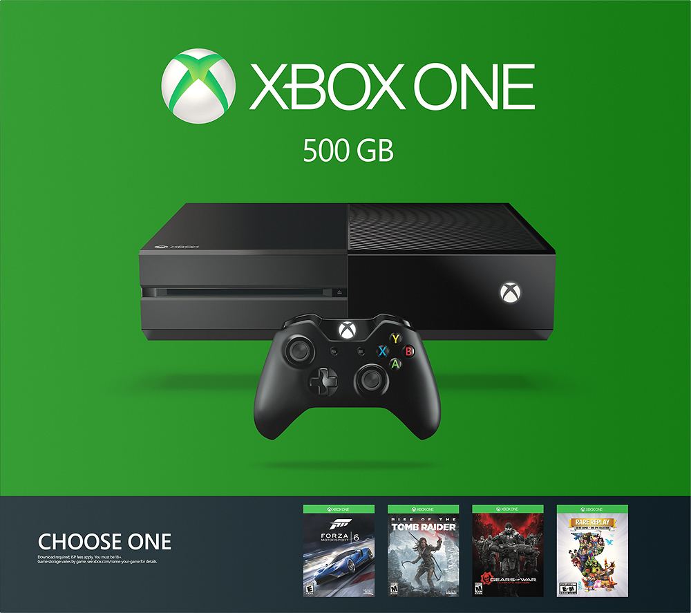 Desilusión Cava oasis Microsoft Xbox One 500GB Name Your Game Bundle Black 5C6-00136 - Best Buy