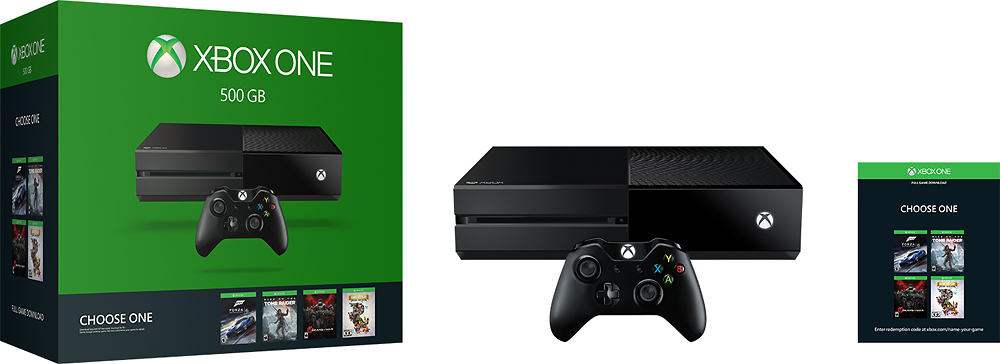 Best Buy: Microsoft Xbox One 500GB Name Your Game Bundle Black 5C6 