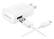 Front. Samsung - Adaptive Fast Charging Wall Charger - White.