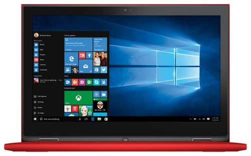 Dell - Inspiron 2-in-1 13.3" Touch-Screen Laptop - Intel Core i7 - 8GB Memory - 256GB Solid State Drive - Red-Front_Standard 