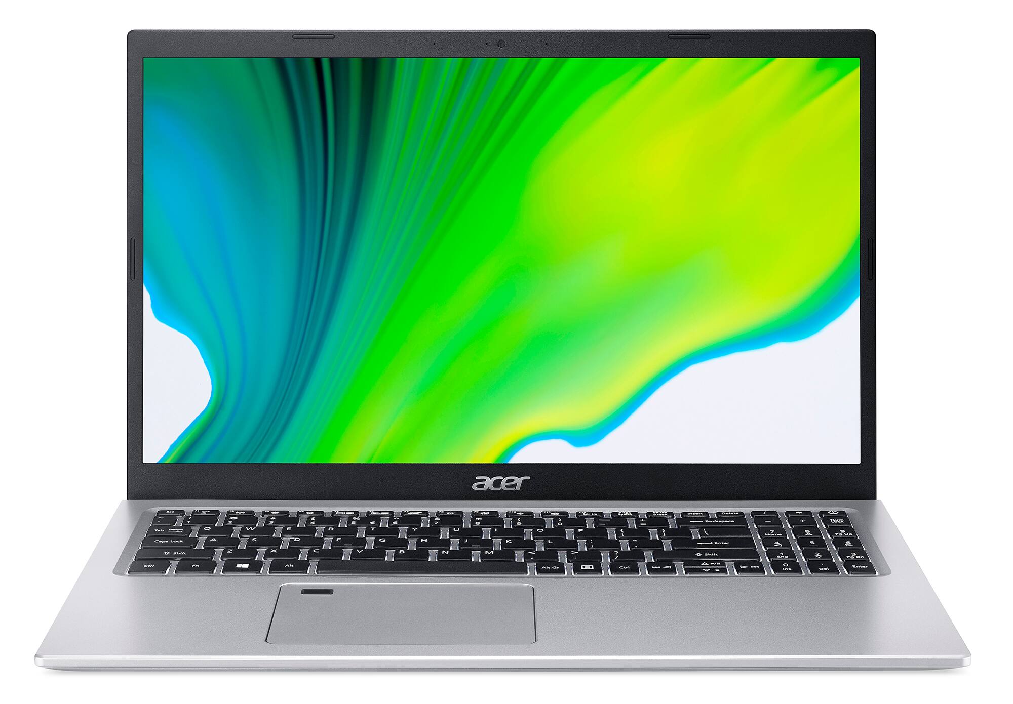 Front. Acer - Aspire 5 15.6" Refurbished Laptop Intel Core i7-1165G7 2.8GHz with 16GB RAM and 512GB SSD - Silver.