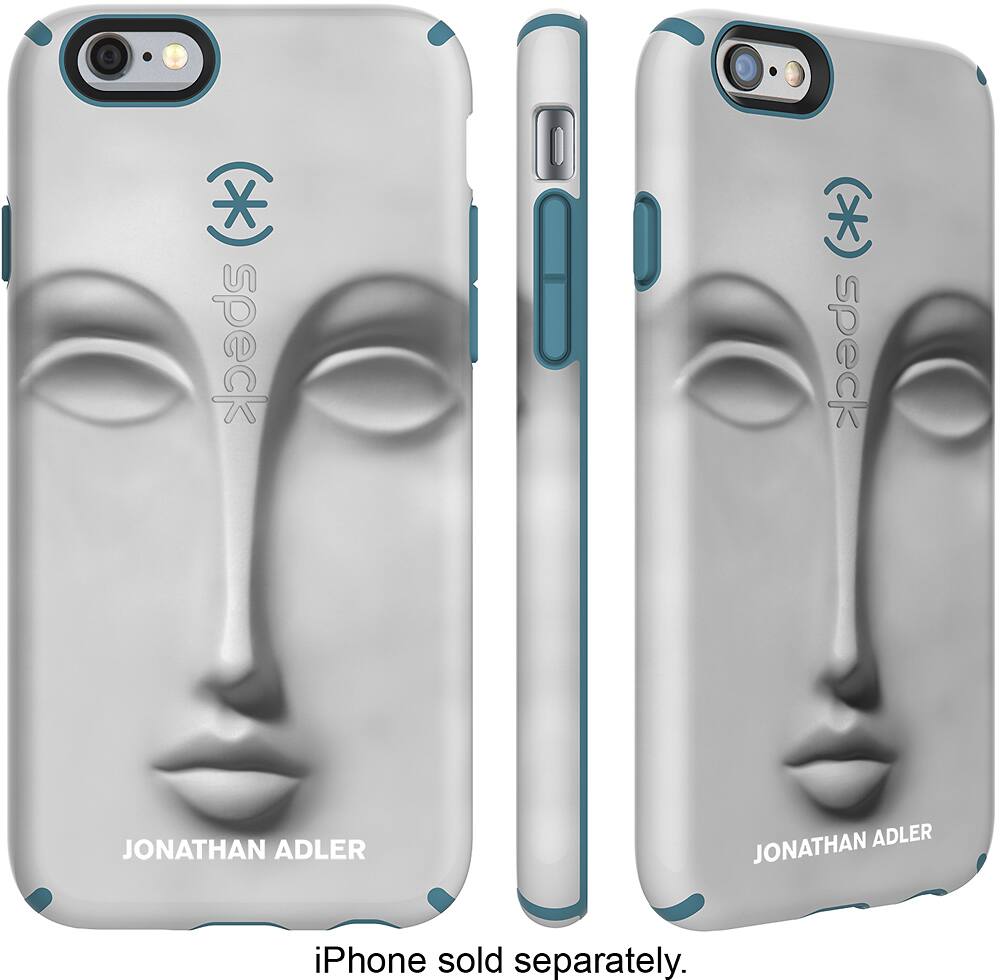 Best Buy Speck Jonathan Adler CandyShell Inked Case for Apple® iPhone® 6 Dora Maar/Peacock Blue
