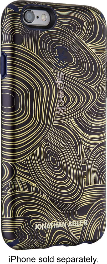 Best Buy Speck Jonathan Adler Candyshell Inked Case For Apple® Iphone® 6 Malachite Black Gold