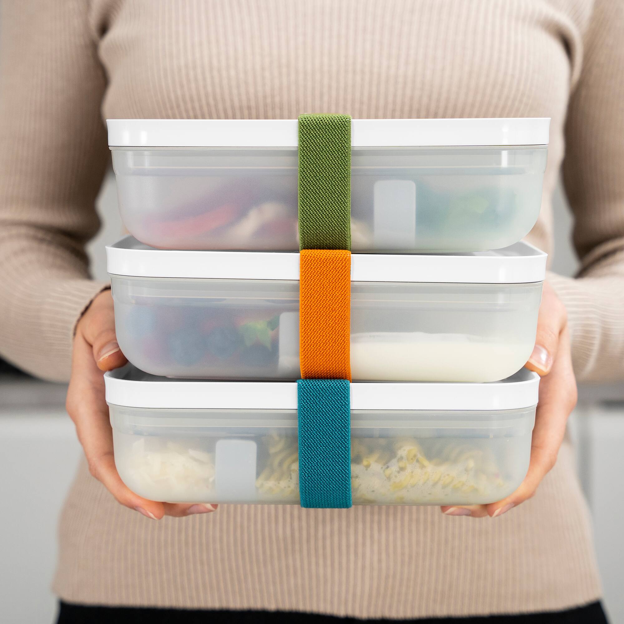 Alt View 2. ZWILLING - ZWILLING Fresh & Save 3-pc Elastic Band Set - Multicolored.