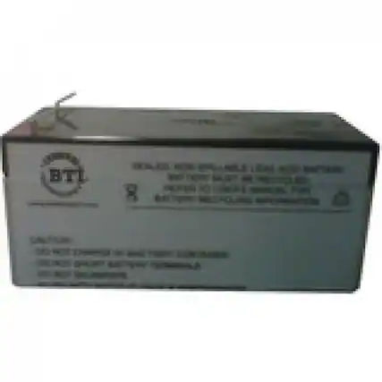 Front. BTI Battery Tech - BTI RBC47-SLA47-BTI SEALED LEAD ACID BATTERY FOR APC - 2yr Warranty - BE325, BE325-CN, BE325-GR, BE325-IT, BE325R - Unknown.