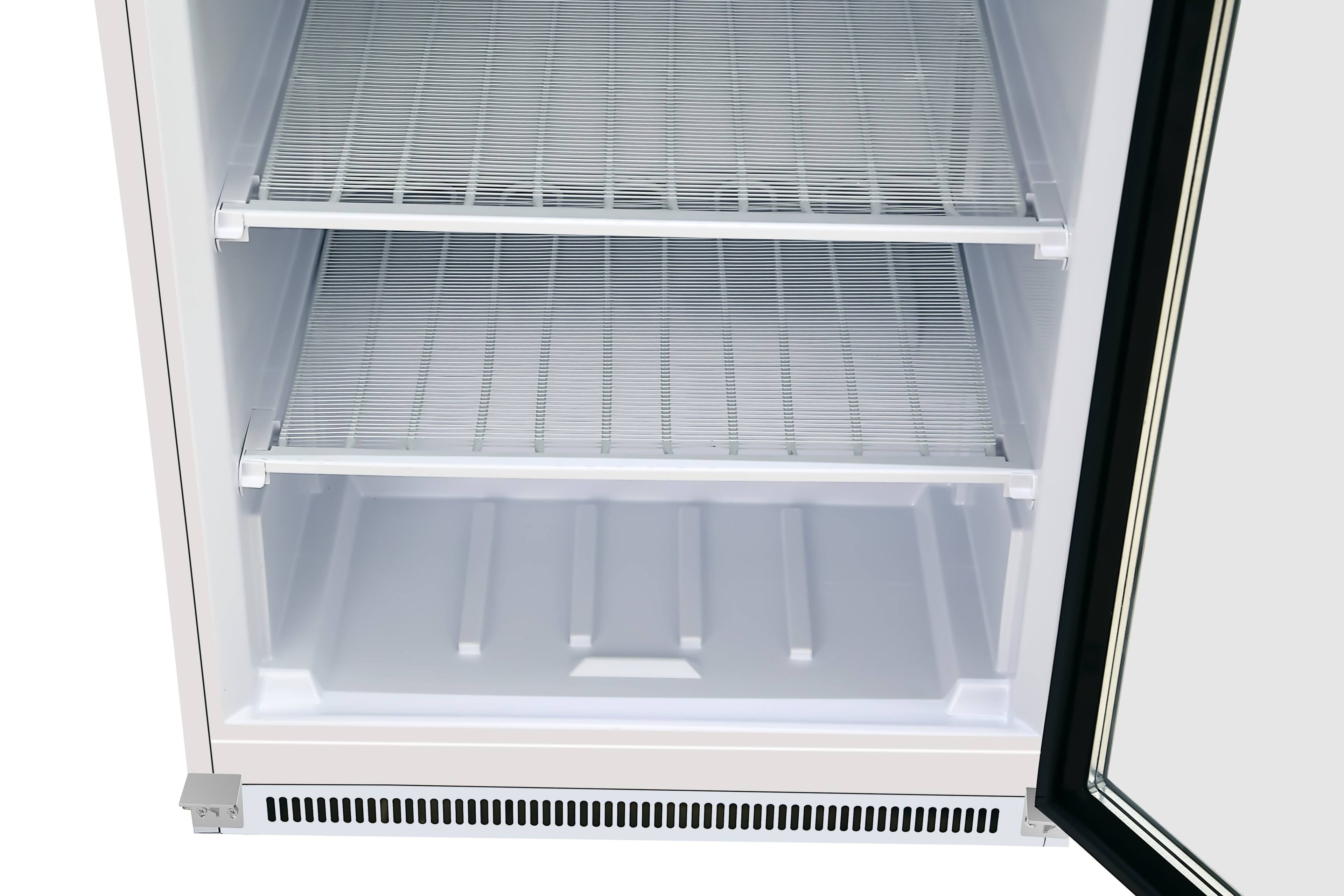 Alt View 7. Koolmore - 21 Cu. Ft. Commercial  Freezer with Glass Door in White - Manual Defrost (KM-FMD20WGD) - White.