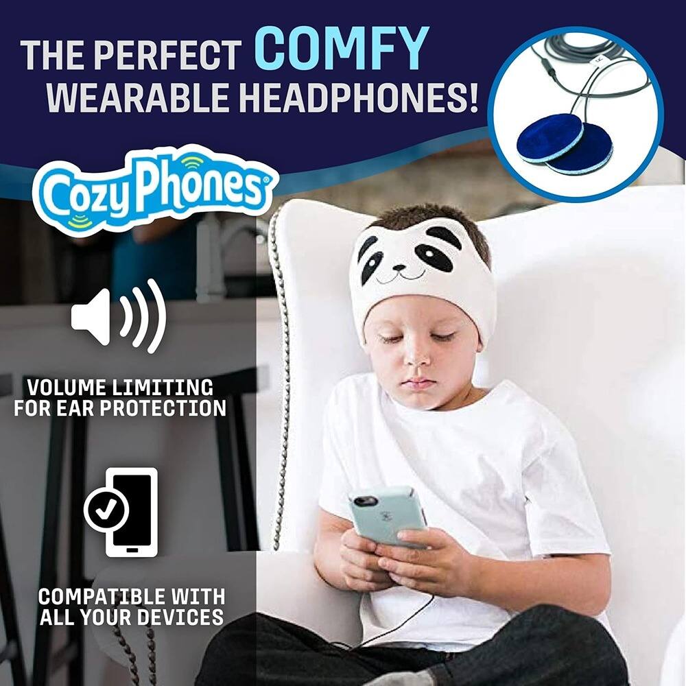THE PERFECT COMFY WEARABLE HEADPHONES!

CozyPhones

VOLUME LIMITING FOR EAR PROTECTION

COMPATIBLE WITH ALL YOUR DEVICES