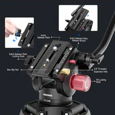Neewer fotografie professioneel zwaar statief Dolly met rubberen wielen en verstelbare beenbevestigingen voor Canon Nikon Sony DSLR-camera's camcorder foto videoverlichting Neewer fotografie professioneel zwaar statief Dolly met rubberen wielen en verstelbare beenbevestigingen voor Canon Nikon Sony DSLR-camera's camcorder foto videoverlichting