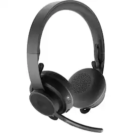Logitech - Zone Wireless Plus Headset UC - Black