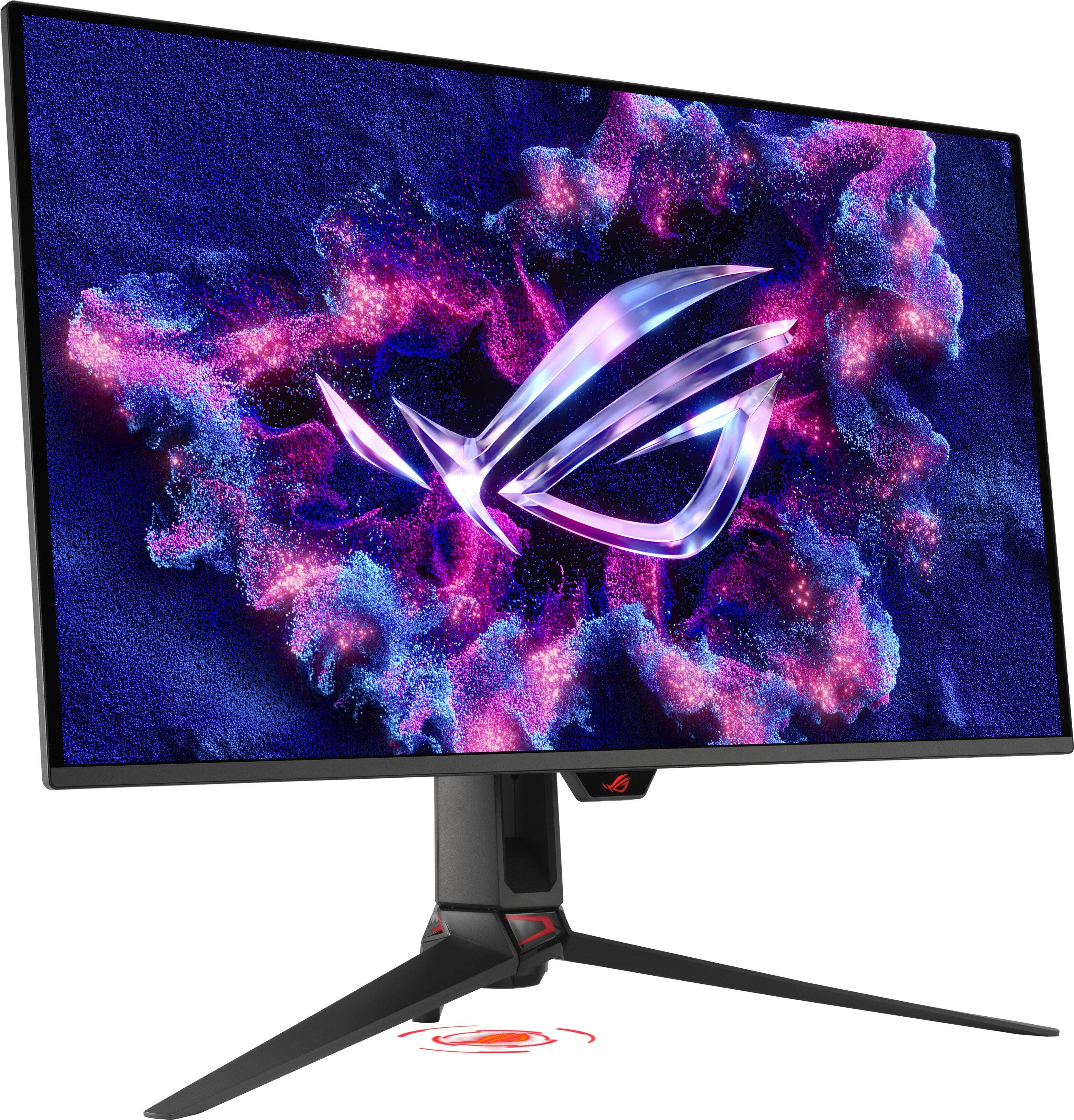 Alt View 4. ASUS - ROG Strix 32" 4K OLED 240Hz 0.03ms Gaming Monitor with G-SYNC/FreeSync Premium Pro and HDR (DisplayPort, HDMI) - Black.