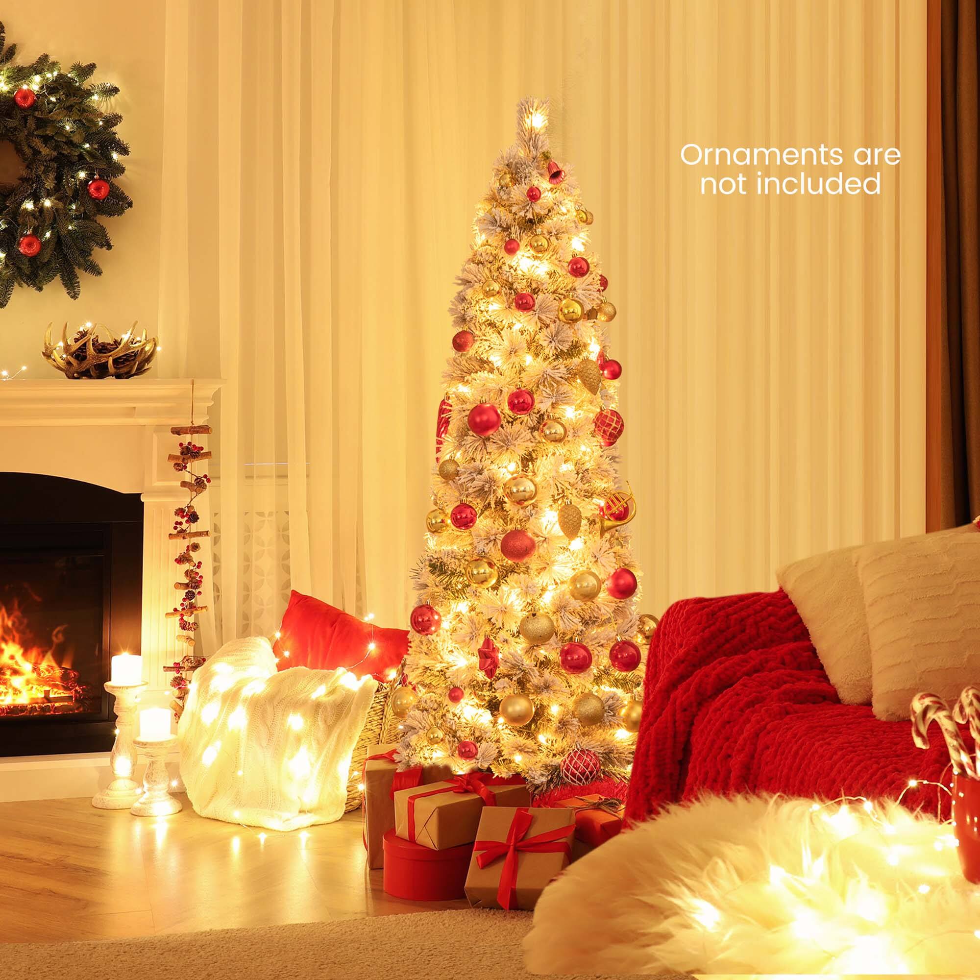 Ornaments are not included.