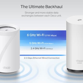 TP Link Deco 7 Pro BE11000 Weatherproof Outdoor Tri Band Wi Fi 7 TP Link Deco 7 Pro BE11000 Weatherproof Outdoor Tri Band Wi Fi 7
