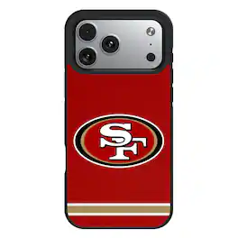 Keyscaper - NFL - San Francisco 49ers Bump Case with 8.2ft Drop Protection - 15 Plus - Multicolor