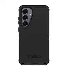 Front. OtterBox - Defender Series Pro Hard Shell for Galaxy S25+ - Black.