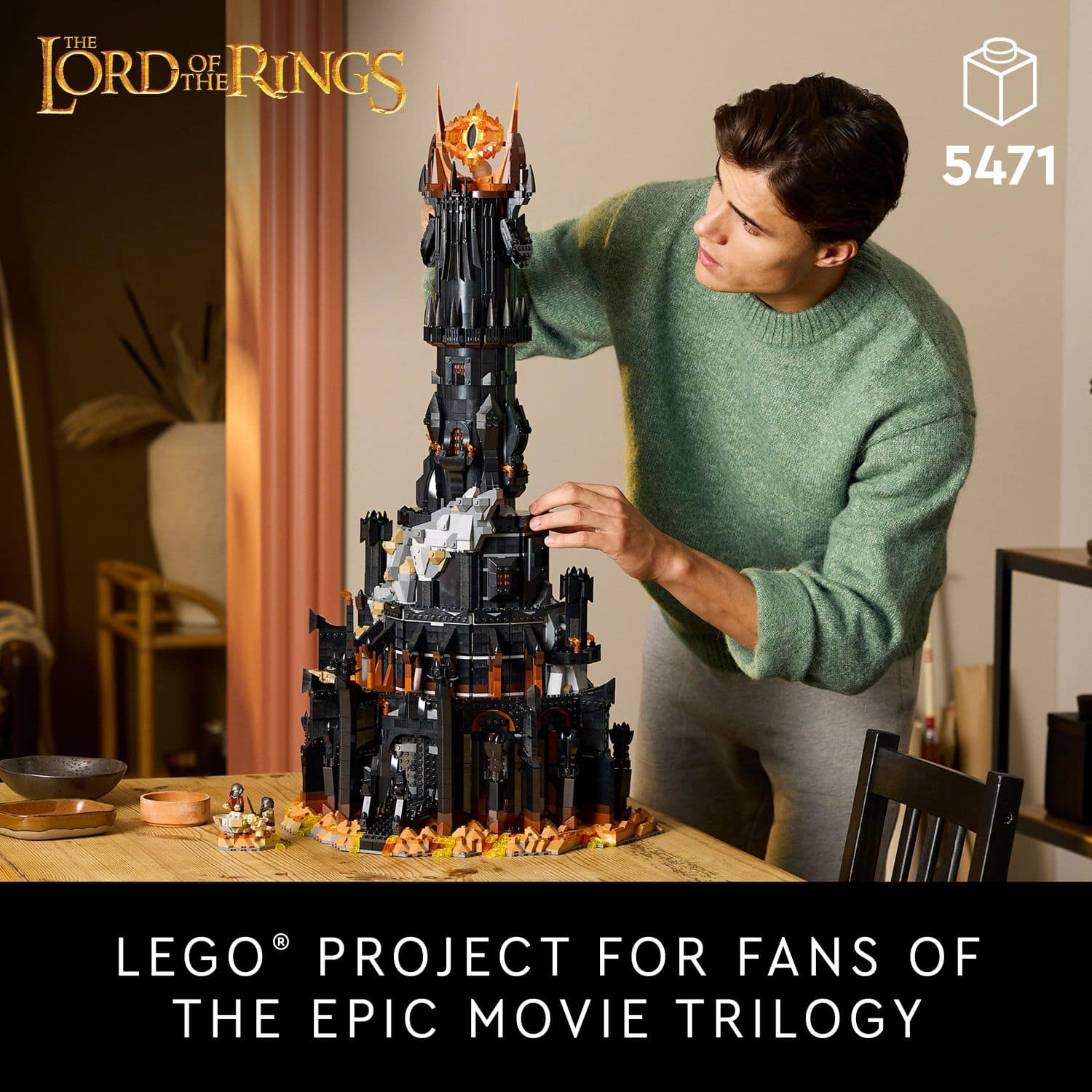 Lego Icons Lord Of The Rings Barad-dûr Building Set 10333 6471389 