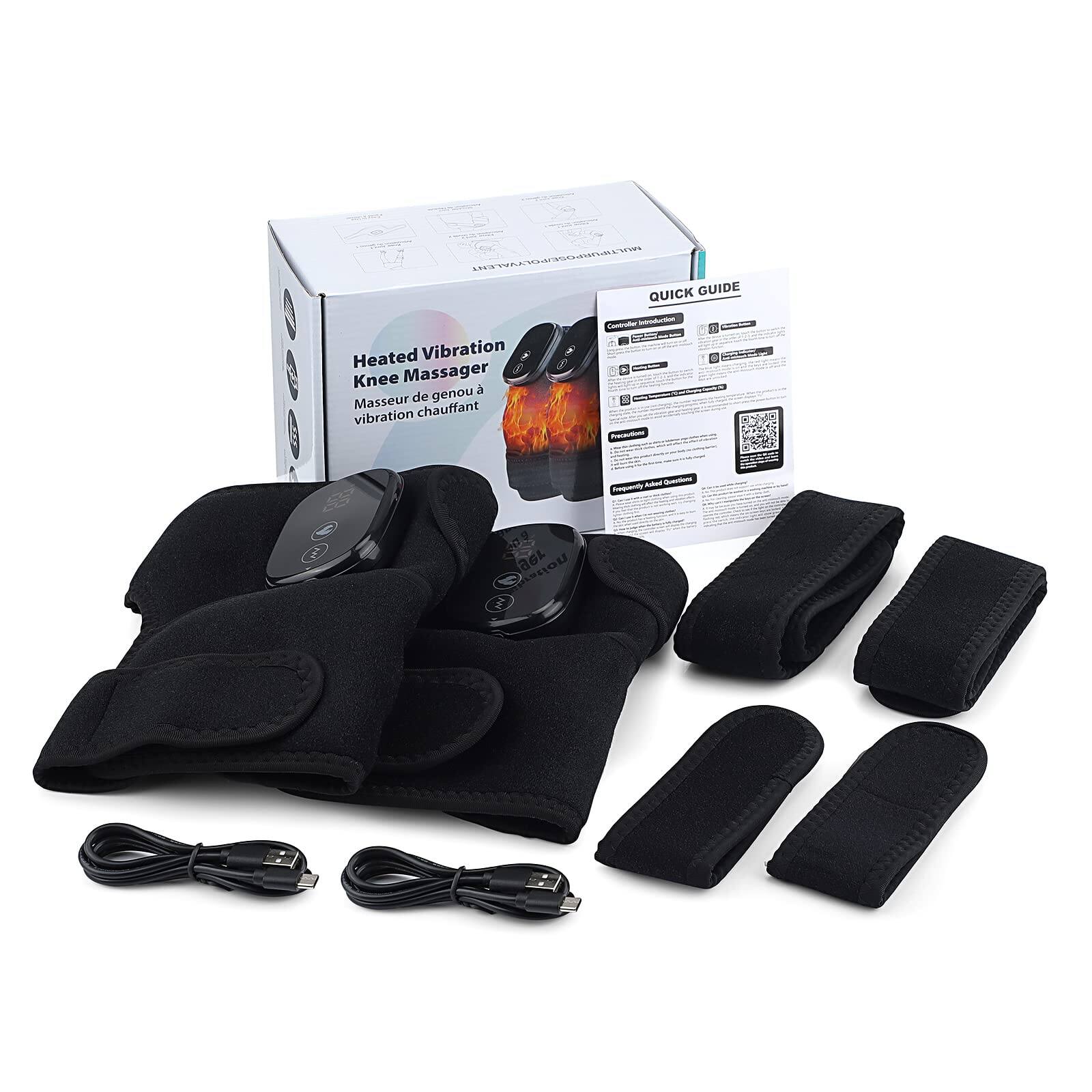 QUICK GUIDE  
Heated Vibration Knee Massager  
Masseur de genou à vibration chauffant  

- 2 no A  
- - nn gollm A6L