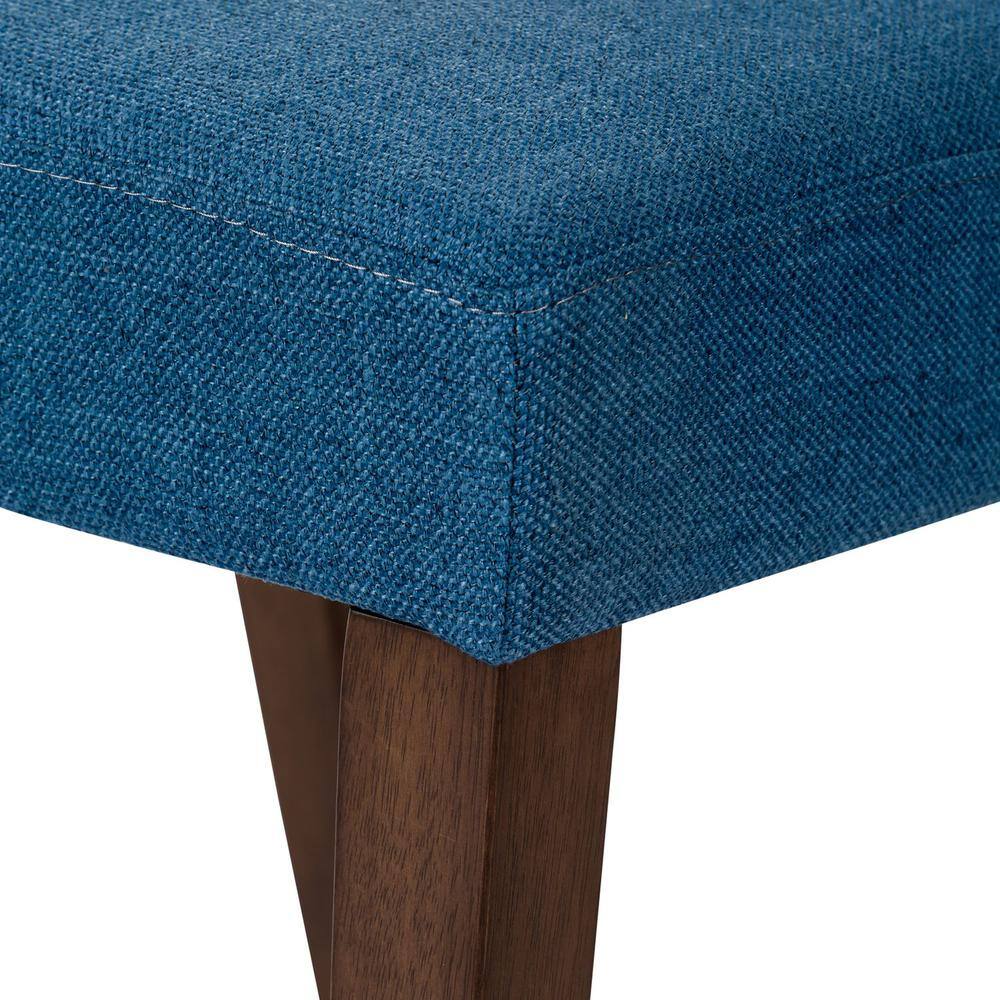 Alt View 4. Liberty Furniture Industries - Space Savers Nido Chair - Blue (RTA) in Satin Walnut - Brown.