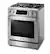Angle. Thor Kitchen - 4.55 cu. Ft. Freestanding Gas Range with Self Cleaning - Stainless Steel.