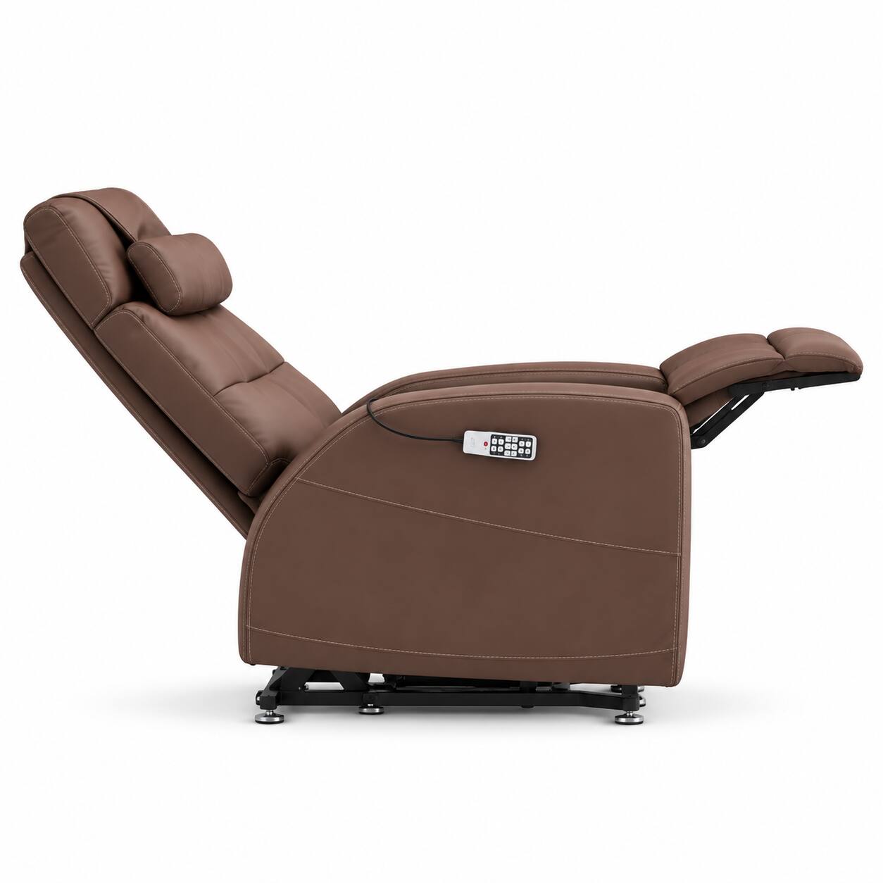 Angle. Human Touch - Human Touch Laevo ZG Zero Gravity Massage Chair Recliner with Lift Assist, Heat & Vibration Massage - Saddle.