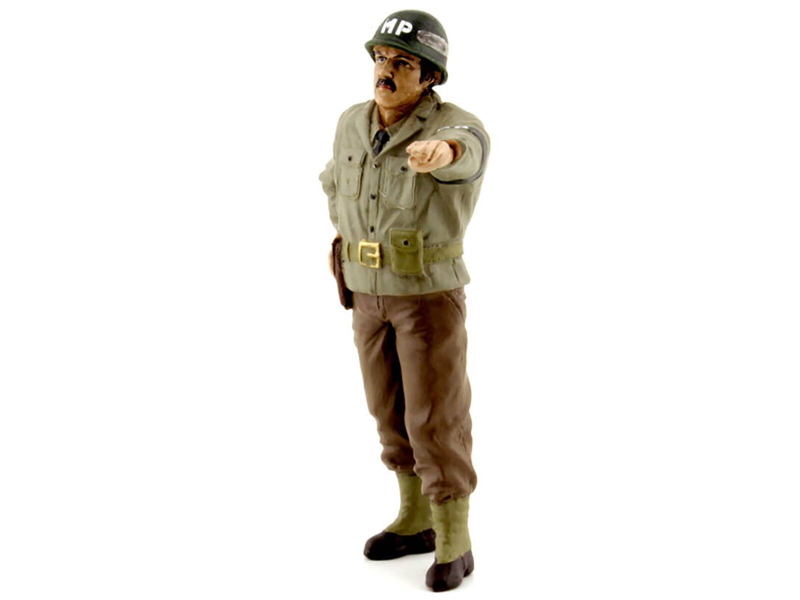 Alt View 1. American Diorama - WWII Military Police Figure II For 1:18 Scale Models by American Diorama.