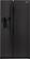 Front Standard. LG - 26.6 Cu. Ft. Side-by-Side Refrigerator with Thru-the-Door Ice and Water - Smooth Black.