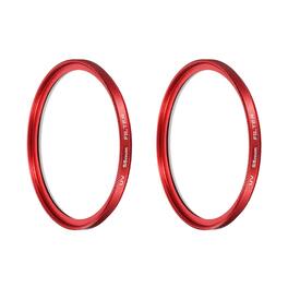 Unique Bargains - 55mm Ultra Slim Lens Filter 2pcs, Multi Coating Aluminum Circular Screw-in Protection for Photography