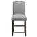 Alt View 6. Gymax - Gymax Set of 4 Fabric Barstools Nail Head Trim Counter Height Dining Side Chairs Grey - Grey.