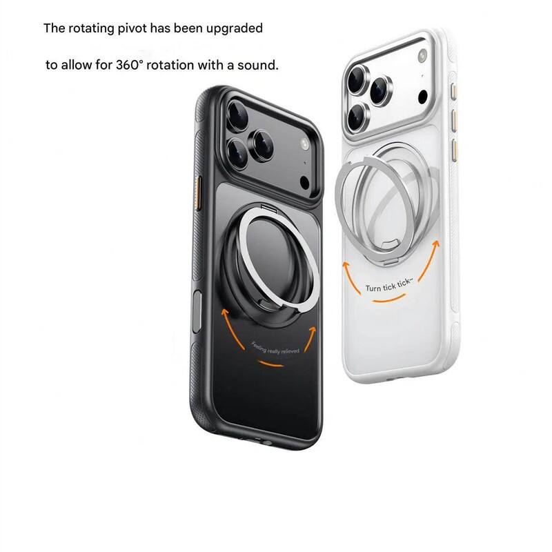 The rotating pivot has been upgraded to allow for 360° rotation with a sound.

Turn tick tick- Feeling really relieved