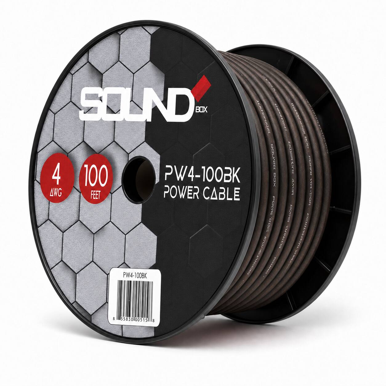 SOUND BOX  
PW4-100BK POWER CABLE  
4 AWG  
100 FEET  
THEIMADA SYBRICE  
8 55830 00515 8