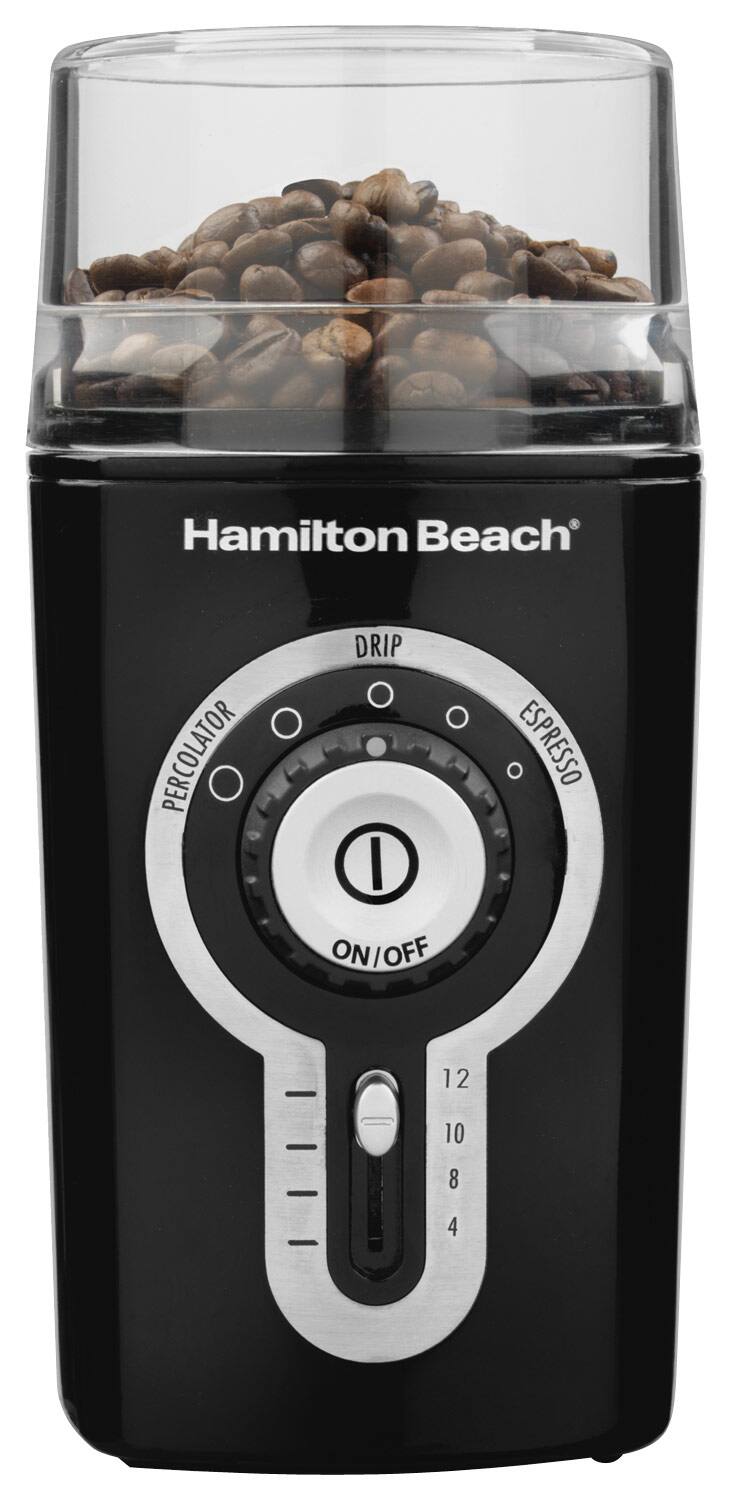 Best Buy Hamilton Beach Coffee Grinder Black 80370