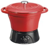 Angle Zoom. Hamilton Beach - Party Crock 1.5-Quart Slow Cooker - Red.
