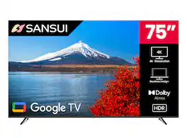 Sansui - 75” Class VH Series LED UHD 4K Google Smart TV