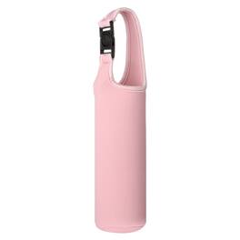 Unique Bargains - Neoprene Water Bottle Sleeves, Bottle Carrier Insulator with Handle, 2.8 in - For Hiking Cycling Camping Travel (2pcs) - Pink