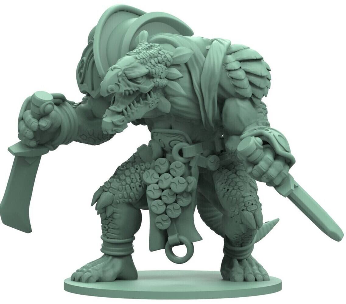 Left. Steamforged - Steamforged Games Godtear: Raith Marid, The Rising Tsunami Champions Set.