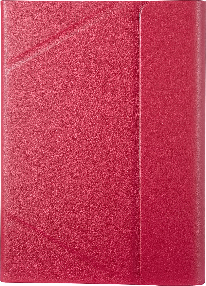 Front. Insignia™ - FlexView Folio Case for Most 7" Tablets - Red.
