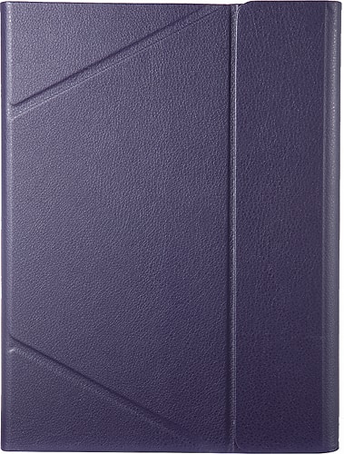 Insignia™ - FlexView Folio Case for Most 10" Tablets - Purple - Larger Front