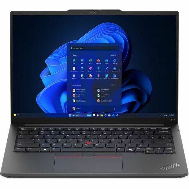 Lenovo - ThinkPad E14 Gen 6 14" Notebook AMD Ryzen 5 7535U 16GB RAM 256GB SSD AMD Ryzen 5 7535U Hexa-core - Integr - Black