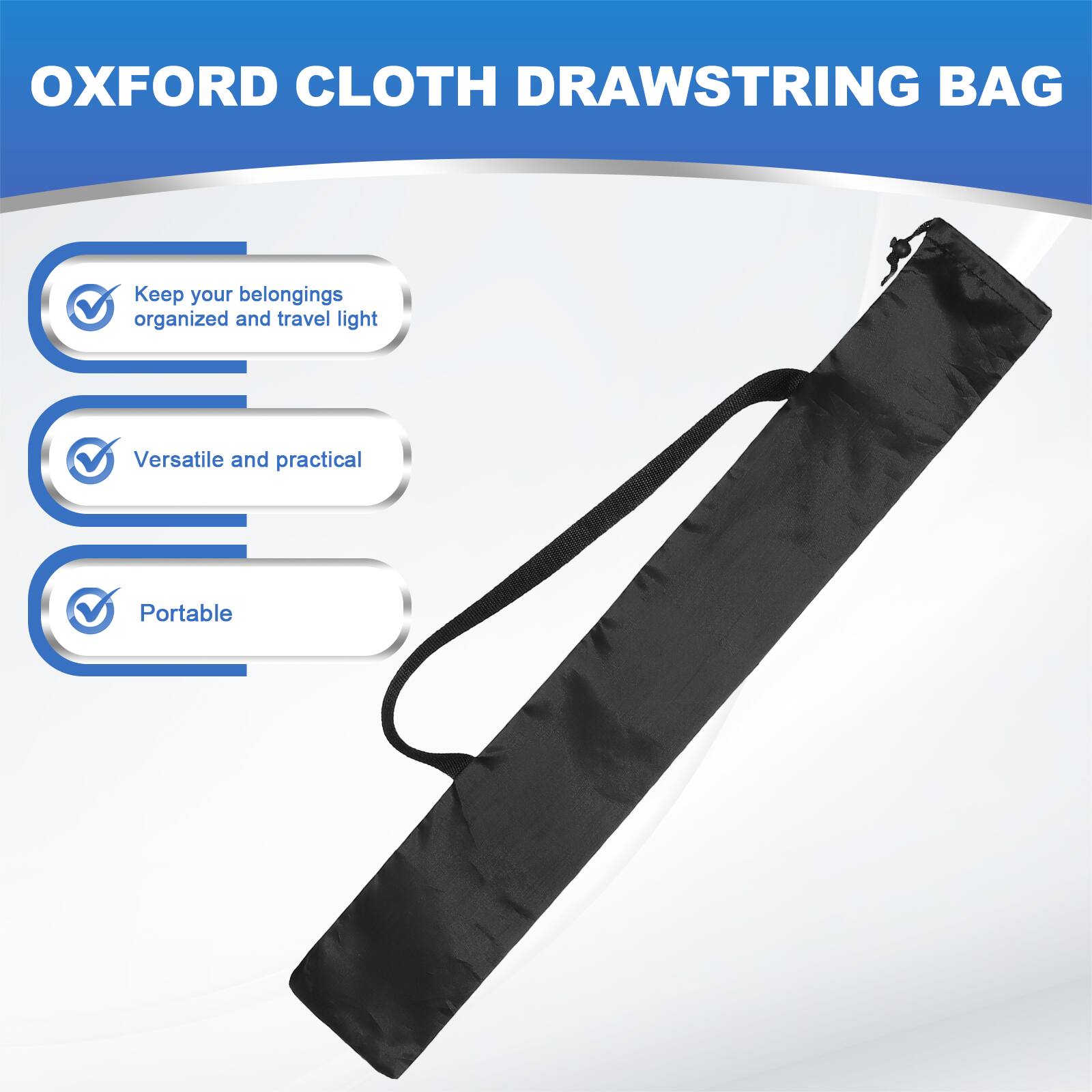 OXFORD CLOTH DRAWSTRING BAG

- Keep your belongings organized and travel light
- Versatile and practical
- Portable