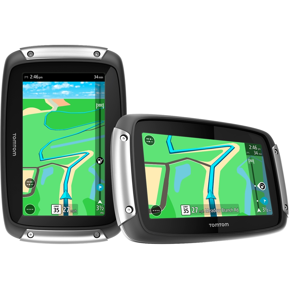 Naar behoren landen groentje TomTom Rider 400 4.3" GPS with Built-in Bluetooth, Lifetime Map Updates and  Lifetime Traffic Updates Black/Silver 1GE005200 - Best Buy