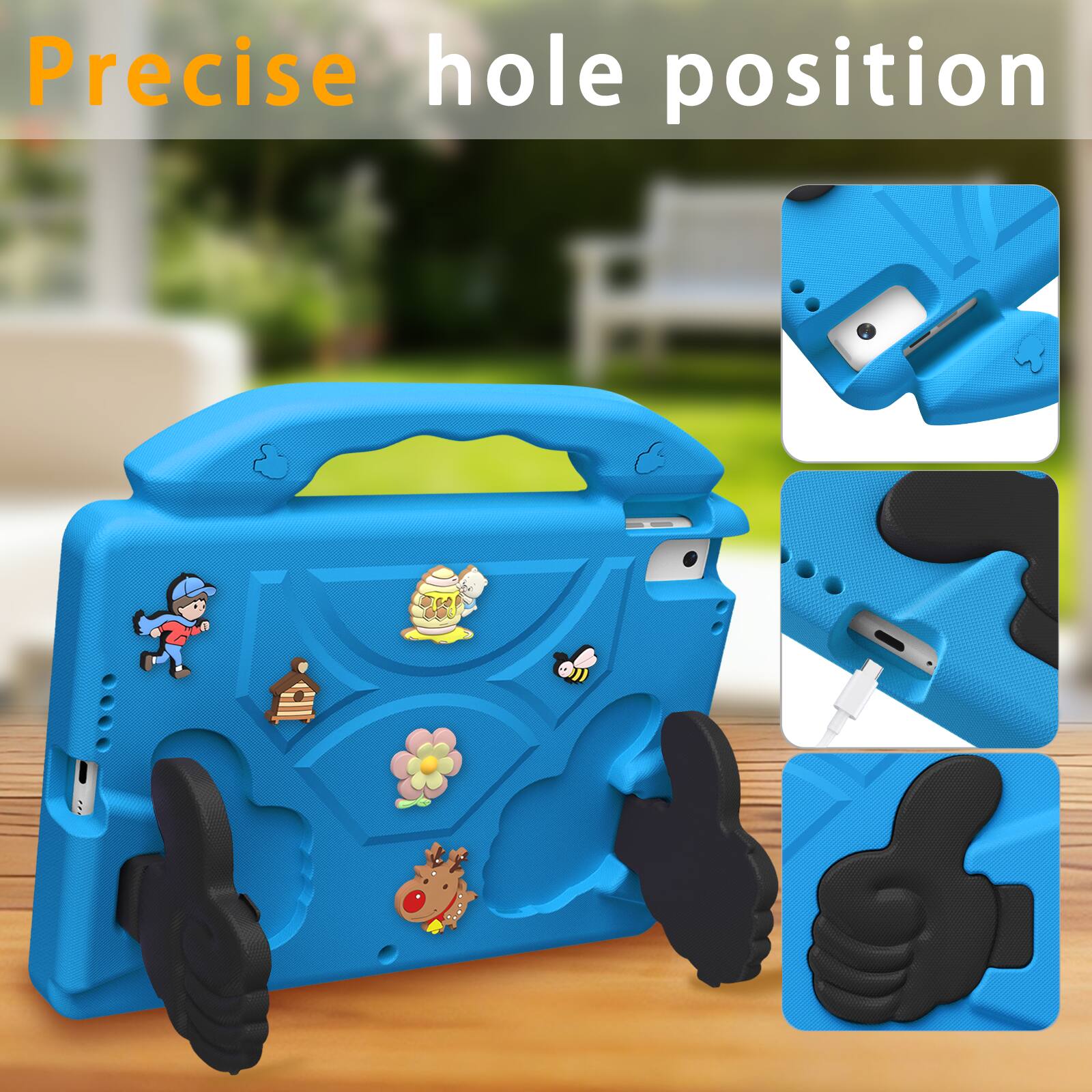 Precise hole position