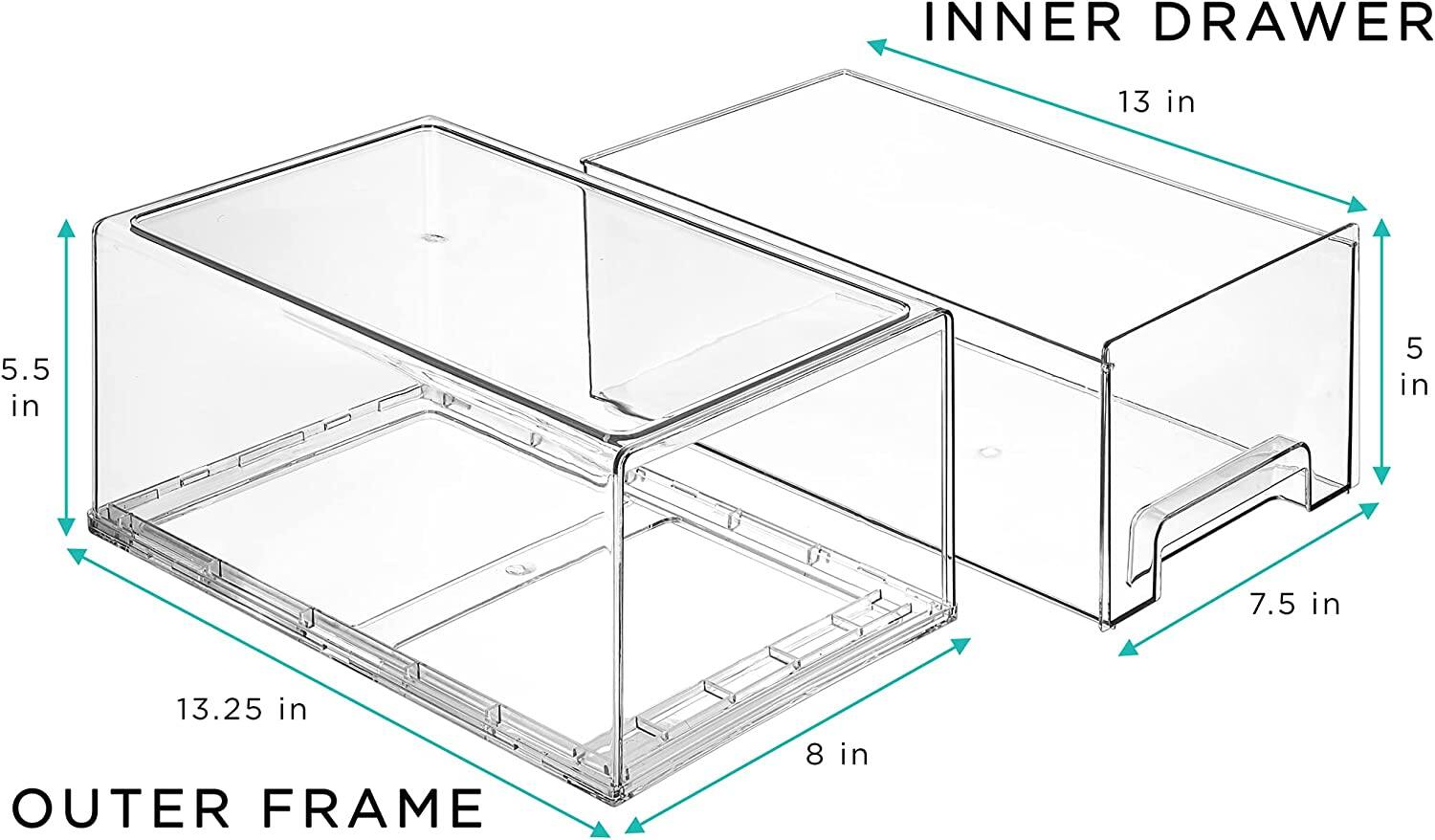INNER DRAWER  
13 in  
5.5 in  
5 in  
7.5 in  

OUTER FRAME  
13.25 in  
8 in
