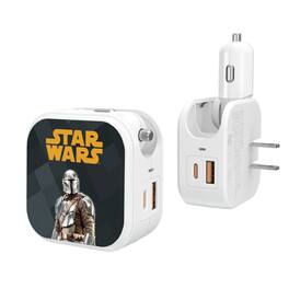 Keyscaper - Star Wars: The Mandalorian Color Block 2 in 1 USB Charger - Din Djarin