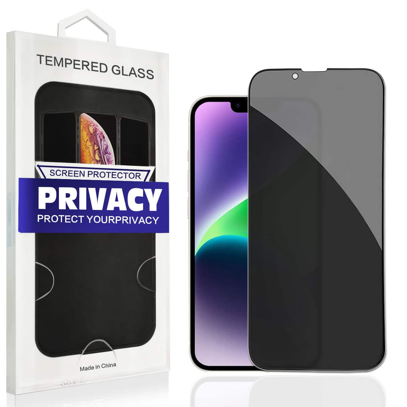 Reiko - Scp16-Iph16 Pro max bk Apple Iphone 16 Plus Privacy Screen Protector In - Black