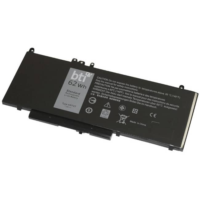 BTI Battery Tech - BTI 451-BBTW-BTI 7.6V 62WHR LI-ION BATTERY 0C1P4, 451-BBUP, 7V69Y, K3JK9, 451-BBTW, 451-BBUQ, FN7FY, NR1DY, 451-BBTX