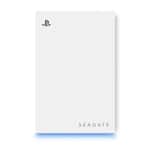 Seagate - Game Drive for PlayStation Consoles 2TB External USB 3.2 Gen 1 Portable Hard Drive with Blue LED Lighting - White